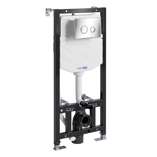 WASSERKRAFT Aller Система инсталляции для унитазов WASSERKRAFT 10TLT.010.ME.CH01 - фото 343209