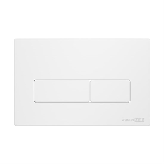 WASSERKRAFT Кнопка смыва, цвет белый матовый WASSERKRAFT WM03 - фото 343231