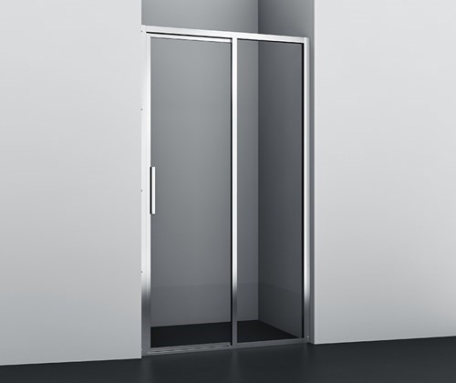 WASSERKRAFT Lopau 32S Душевая дверь раздвижные ширина 120 см профиль - хром / стекло - прозрачное WASSERKRAFT 32S05R - фото 343448
