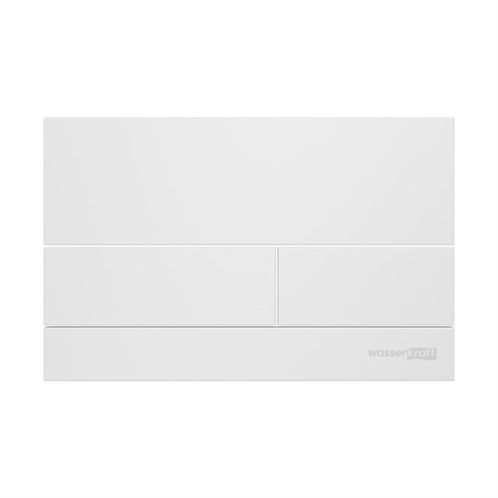 WASSERKRAFT Кнопка смыва, цвет белый матовый WASSERKRAFT WM04 - фото 343497