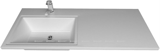 AQUANET Раковина Marko Марсал 110 L ширина 110 см, цвет белый AQUANET-335620 - фото 343585