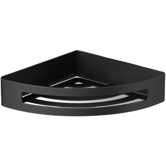 LANGBERGER Black Edition Полка угл. хром. 1-эт. (75260-BPC), черный матовый BLACKEDITION75260-BPC - фото 343714