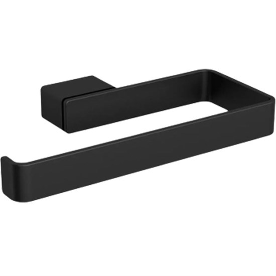 LANGBERGER Black Edition Полотенцедержатель "полуовал" (горизонт.) (11338A-BP), черный матовый BLACKEDITION11338A-BP - фото 343721