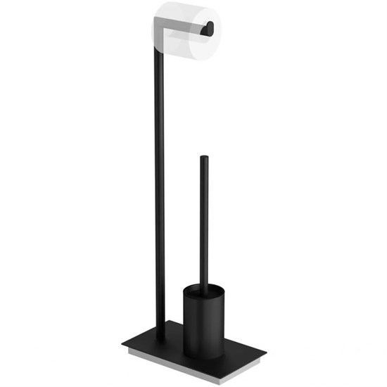 LANGBERGER Black Edition Стойка напольная круг (ерш + бум.дер.) (72981-BP), черный матовый BLACKEDITION72981-BP - фото 343727