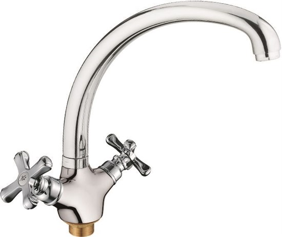 RUSH Bianki Смеситель для кухонной мойки (BI7650-27), цвет хром BI7650-27 - фото 343830