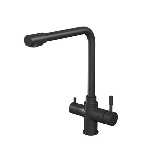 RUSH Смеситель для кухонной мойки с фильтром (MS9035-33Black), цвет черный MS9035-33Black - фото 344171