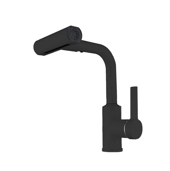 RUSH Tinos Смеситель для кухни с поворотной лейкой (TI3732-17Black), цвет черный матовый TI3732-17Black - фото 344316