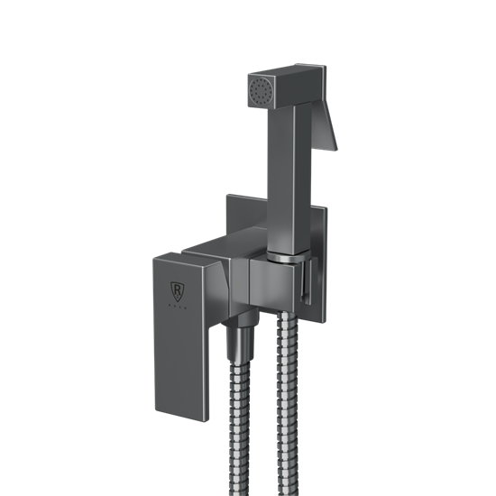 RUSH Thira Гигиенический душ встраиваемый (TR3635-99Grey), цвет графит TR3635-99Grey - фото 344398