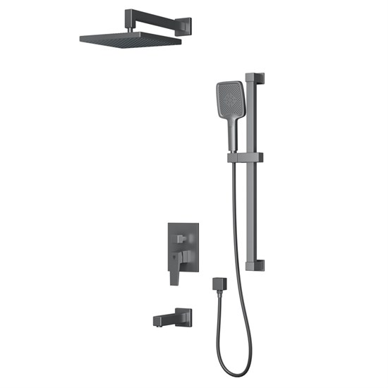 RUSH Thira Встроенная душевая система (TR3635-60Grey), цвет графит TR3635-60Grey - фото 344416
