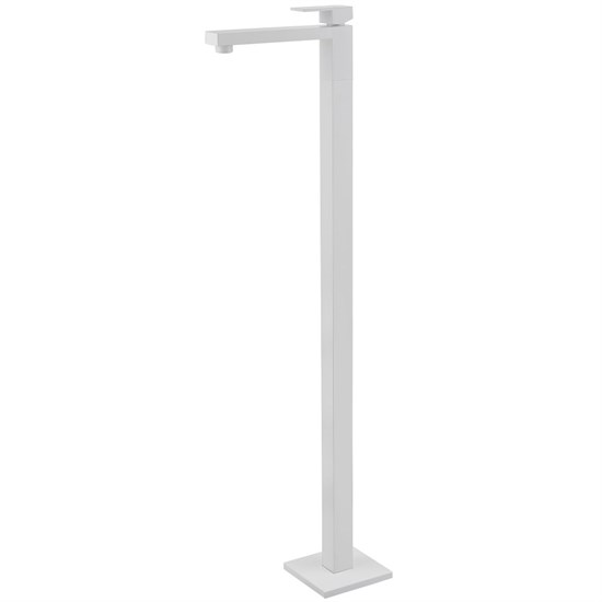 ABBER Daheim Смеситель AF8241W напольный для раковины, белый матовый AF8241W - фото 345094