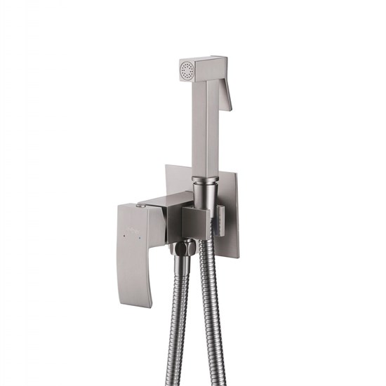 ABBER Wasserfall Смеситель AF8625SP с гигиеническим душем, сатин AF8625SP - фото 345131