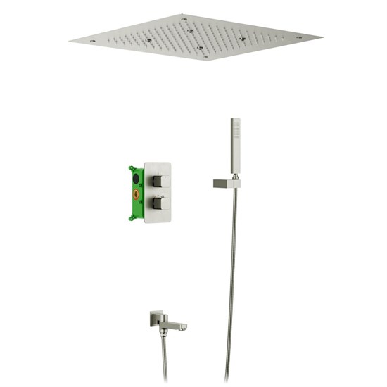 TIMO Petruma Душевая система встроенная с термостатом SX-5019/13SM никель SX-5019/13SM - фото 345679