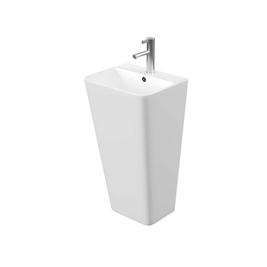AQUATEK Optima Square Умывальник пьедестальный 440x380x835, белый AQ4401-00 - фото 345887