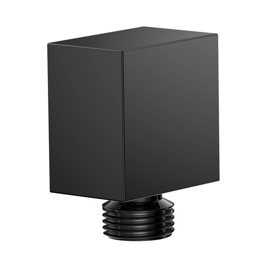 AQUAme Savona Выход из стены, черный матовый AQM8713MB - фото 347440