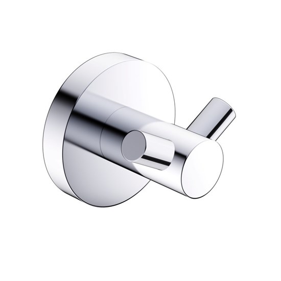AQUAme Trento Крючок двойной латунный, хром AQM7202CR - фото 347450