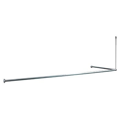 IDDIS Угловой карниз для ванной комнаты (050A200I14) ,цвет хром 050A200i14 - фото 347607