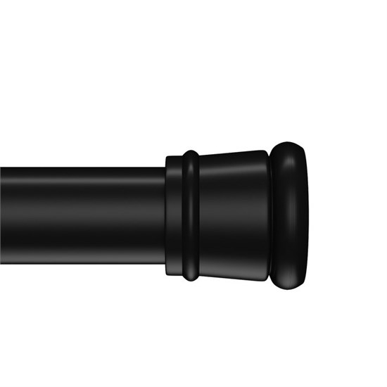 IDDIS Карниз для ванной комнаты Elegante 110-200 см, черный матовый (SRB0120i14) ,цвет черный SRB0120i14 - фото 347908