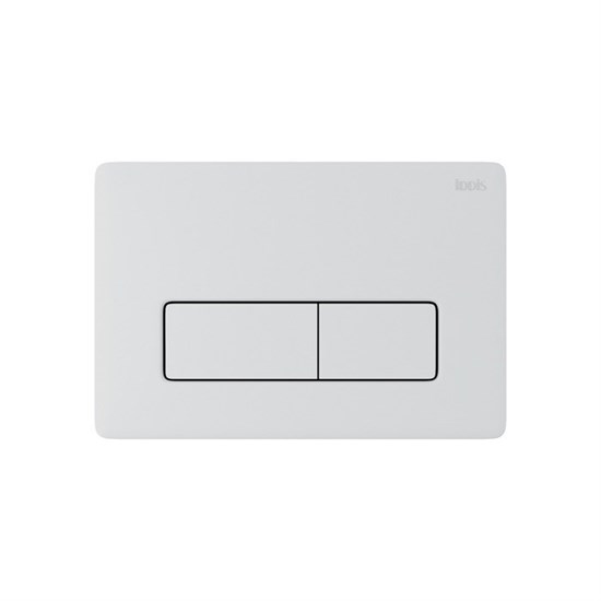 IDDIS Клавиша смыва Unifix универсальная глянцевый белый 010 (UNI10W0i77) UNI10W0i77 - фото 348505