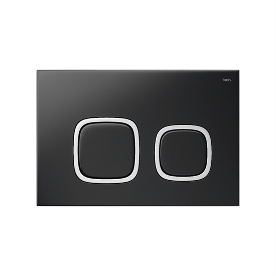 IDDIS Клавиша смыва чёрная Unifix 004 (UNI04BCi77) UNI04BCi77 - фото 348555