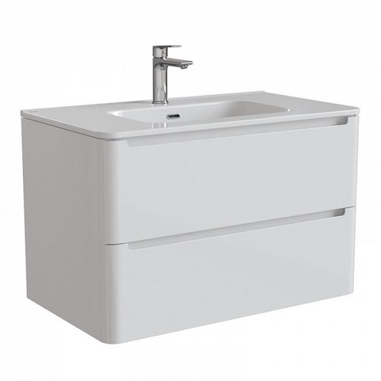 IDDIS Тумба с раковиной Edifice 80 подвесная белая (EDI80W0i95K) EDI80W0i95K - фото 349190
