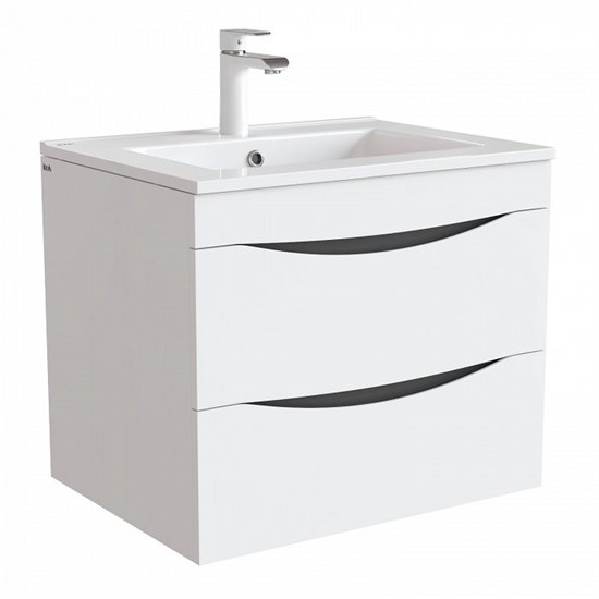 IDDIS Тумба с раковиной Cloud 60 подвесная белая (CLO60W0i95K) CLO60W0i95K - фото 349223