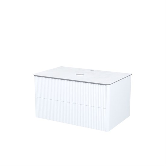 IDDIS Тумба подвесная со столешницей Aiger 80 см, белый (AIG80W0i95K) AIG80W0i95K - фото 349522