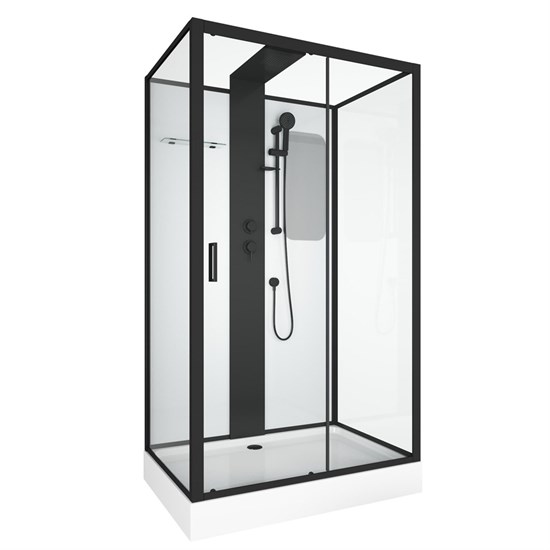 GROSSMAN Душевая кабина прямоугольная Elegans GR252Q (120х80х217) дверь раздвижная GR252Q - фото 350535