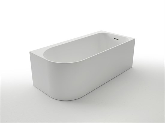 AZARIO Ванна акриловая LUTON 1700x800x580, пристенная, в комплекте с сифоном и металлической рамой, правая, белая ( LUT17080 R ) LUT17080 R - фото 350827
