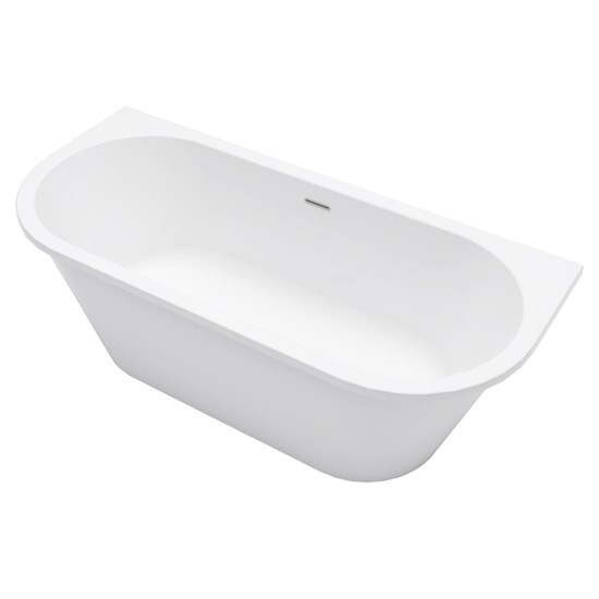 AZARIO Ванна акриловая ELCON 1700x750x580 пристенная, в комплекте с сифоном и металлической рамой (ELC17075) ELC17075 - фото 350833