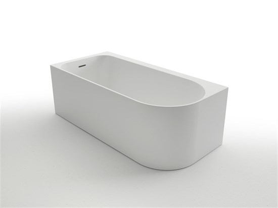 AZARIO Ванна акриловая LUTON 1700x800x580 пристенная, в комплекте с сифоном и металлической рамой, левая, белая (LUT17080 L) LUT17080 L - фото 350839