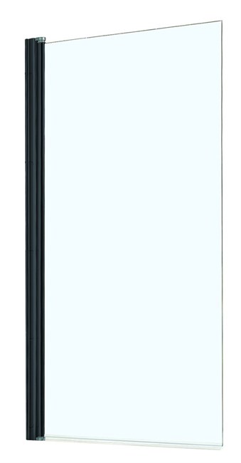 AZARIO Шторка для ванны  MERRIT 800х1400, прозрачное стекло 6 мм, покрытие EASY CLEAN, цвет профиля черный (AZ-NF6211-1 800 BLACK) AZ-NF6211-1 800 BLACK - фото 351593