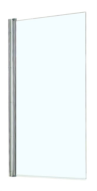 AZARIO Шторка для ванны  MERRIT 800х1400, прозрачное стекло 6 мм, покрытие EASY CLEAN, цвет профиля серебро (AZ-NF6211-1 800) AZ-NF6211-1 800 - фото 351596