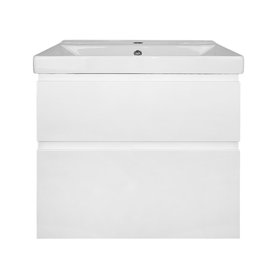 AZARIO Комплект Тумба Мила 60 600х670х475 подвесная, с раковиной Tempo 60 (CS00091362), цвет белый матовый CS00091362 - фото 352500