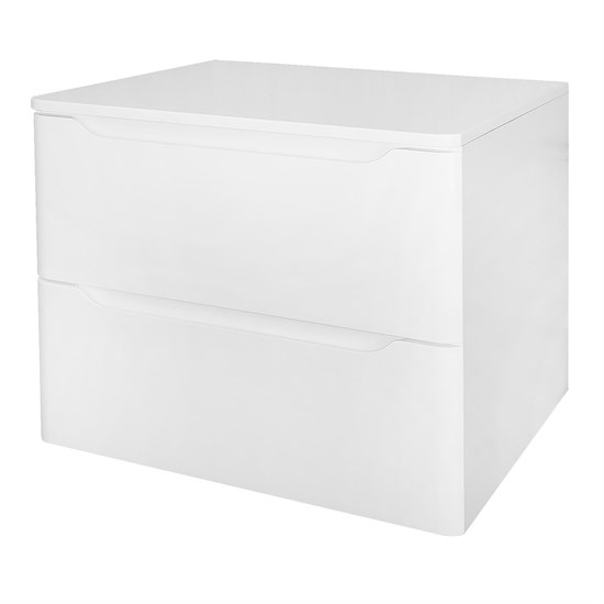 AZARIO Тумба LOTOS 60/2 600х460х500 подвесная, без раковины, белый глянцевый (CS00084142), цвет белый CS00084142 - фото 352823