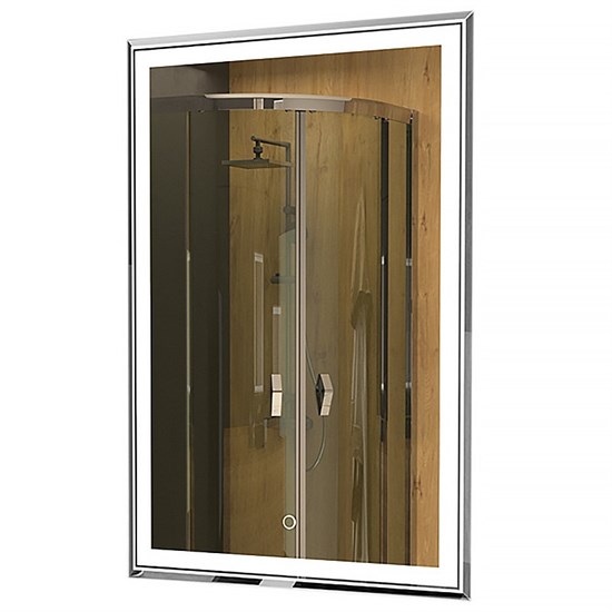 AZARIO Зеркало Melis 600х800 влагостойкое с подсветкой и диммером (CS00066634) CS00066634 - фото 353118