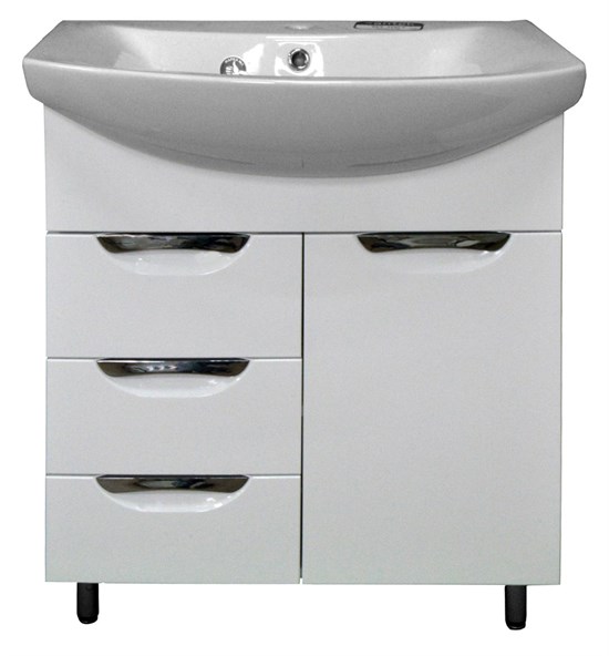 AZARIO Комплект Тумба Loranto Стиль- 70/3 700х860х450 с раковиной Балтика 70 (CS00068934), цвет белый CS00068934 - фото 353217