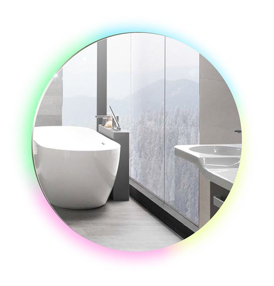 AZARIO Зеркало Savanna RGB D770 Smart-управление, мультицвет (LED-00002604) LED-00002604 - фото 353428