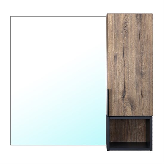AZARIO Зеркало-шкаф Gris 90 880х160х800 цвет Дуб Веллингтон (CS00080416), цвет Дуб веллингтон CS00080416 - фото 353771