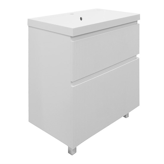 AZARIO Комплект Тумба Viola 80/2Н 800х450х850 напольная, с раковиной Астория 80, белый матовый (CS00097140), цвет белый матовый CS00097140 - фото 353864