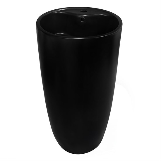 AZARIO Раковина напольная Tea 450х450х845 отдельностоящая, черный (AZ-M30149MB) AZ-M30149MB - фото 353987