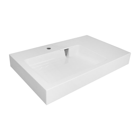 AZARIO Раковина подвесная Ritsa 801х503х95 над стиральной машиной, белый (CS00093810) CS00093810 - фото 354464