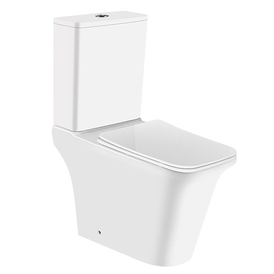 AZARIO Унитаз-компакт  AVERO 660x360х820 напольный, безободковый с бачком и сиденьем микролифт (AZ-3121) AZ-3121 - фото 356304
