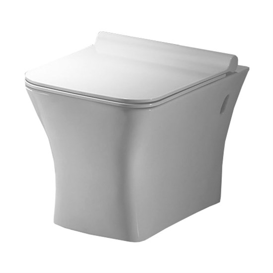 AZARIO Унитаз подвесной  Trend 545х365х365 безободковый, с сиденьем микролифт (AZ-2024) AZ-2024 - фото 356570