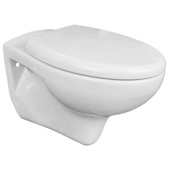 AZARIO Унитаз подвесной  STELLA 370х400х550 ободковый, с быстросъемным сидением микролифт, белый (AZ-VT005+AZ-VT005sc) AZ-VT005+AZ-VT005sc - фото 357065