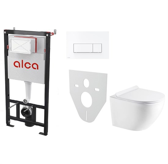 AZARIO Сет инсталляция Alсa AM101/1120-4:1 RU M571-0001 + унитаз Grado AZ-0046N с сиденьем микролифт AM101/1120-4:1 RU M571-0001+AZ-0046N - фото 357999