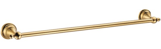 AZARIO Полотенцедержатель ELVIA трубчатый одинарный, золото (AZ-91101G) AZ-91101G - фото 358519