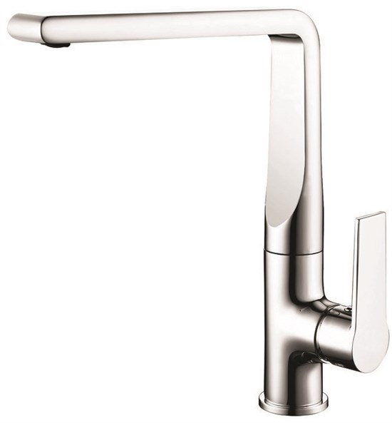 AZARIO Смеситель для кухонной мойки FARO керамический картридж, хром (AZ-PS56459C) AZ-PS56459C - фото 358966