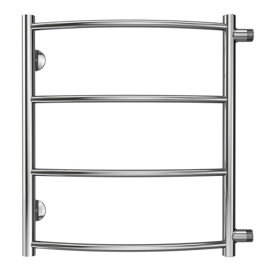 AZARIO Полотенцесушитель водяной VERONA 500/600 4 секции, боковое подключение, 1", хром (AZ04556) AZ04556 - фото 359588