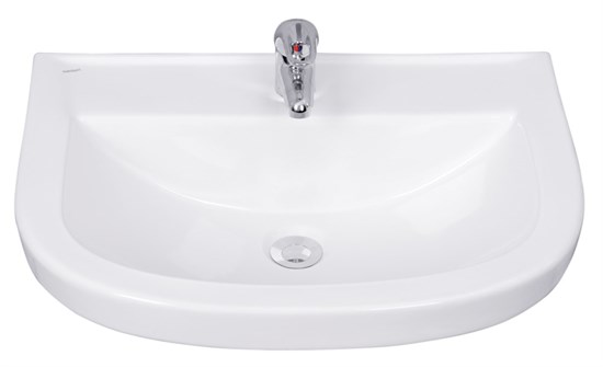 SANTERI Pro Раковина подвесная ширина 55 см, цвет белый 1.3115.5.S00.10B.0 - фото 361300