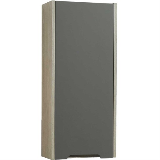 AQUATON Шкаф подвесной Оливия 35 L левый, Грей/Дуб Ойстер (1A254703OLUGL) 1A254703OLUGL - фото 361799